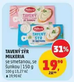 Penny Market Tavený sýr Milkeria nabídka