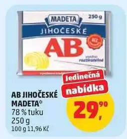 Penny Market AB Jihočeské Madeta nabídka