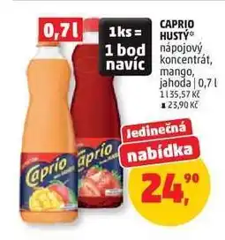 Penny Market CAPRIO HUSTÝ nápojový koncentrát nabídka