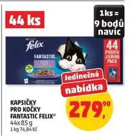Penny Market KAPSIČKY PRO KOČKY FANTASTIC FELIX nabídka