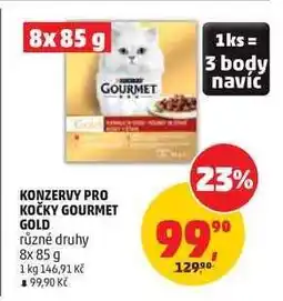 Penny Market KONZERVY PRO KOČKY GOURMET GOLD nabídka