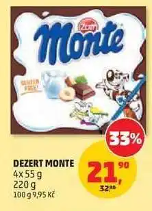 Penny Market Dezert Monte nabídka