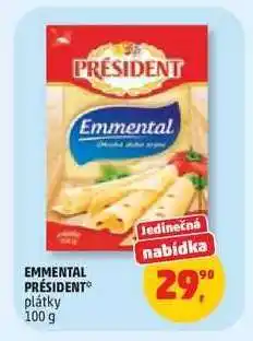 Penny Market EMMENTAL PRÉSIDENT plátky nabídka