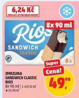 Penny Market ZMRZLINA SANDWICH CLASSIC RIOS nabídka
