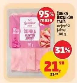 Penny Market ŠUNKA ŘEZNÍKŮV TALÍŘ nabídka