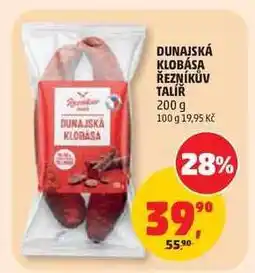 Penny Market DUNAJSKÁ KLOBÁSA ŘEZNÍKŮV TALÍŘ nabídka