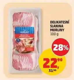 Penny Market DELIKATESNÍ SLANINA MORLINY nabídka
