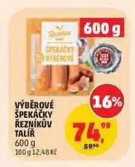 Penny Market VÝBĚROVÉ ŠPEKÁČKY ŘEZNÍKŮV TALÍŘ nabídka