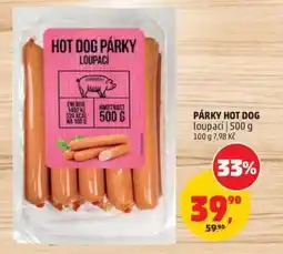 Penny Market PÁRKY HOT DOG nabídka