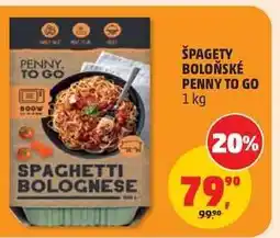 Penny Market Špagety boloňské Penny To Go nabídka