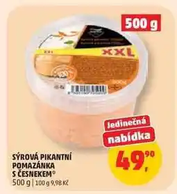 Penny Market Sýrová pikantní pomazánka s česnekem nabídka