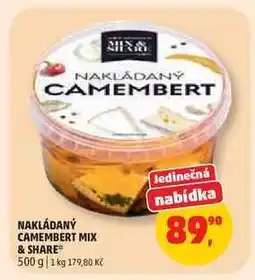 Penny Market NAKLÁDANÝ CAMEMBERT MIX & SHARE nabídka