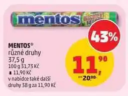 Penny Market MENTOS nabídka