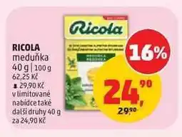 Penny Market RICOLA meduňka 40 g nabídka