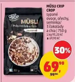 Penny Market MÜSLI CRIP CROP nabídka
