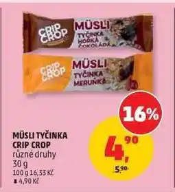 Penny Market Müsli tyčinka Crip Crop nabídka