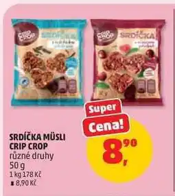 Penny Market SRDÍČKA MÜSLI CRIP CROP nabídka