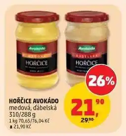 Penny Market HOŘČICE AVOKÁDO medová, ďábelská 310/288 g nabídka