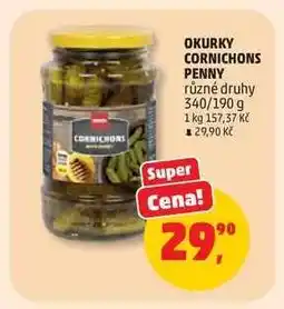 Penny Market OKURKY CORNICHONS PENNY nabídka