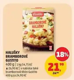 Penny Market Halušky Bramborové Gustito nabídka