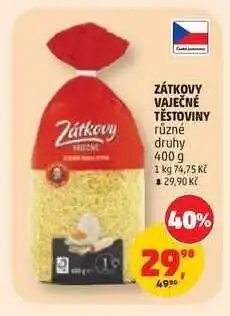 Penny Market Zátkovy vaječné těstoviny nabídka