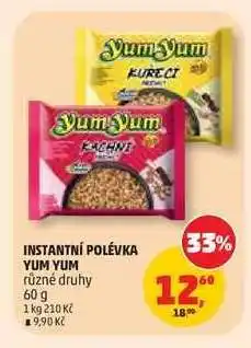 Penny Market INSTANTNÍ POLÉVKA YUM YUM nabídka
