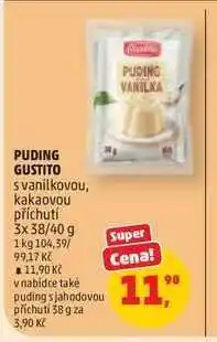 Penny Market PUDING GUSTITO nabídka