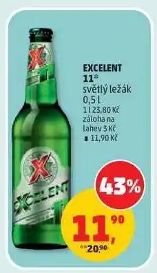 Penny Market EXCELENT 11 světlý ležák 0,5 l nabídka