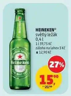Penny Market HEINEKEN světlý ležák 0,4 l nabídka