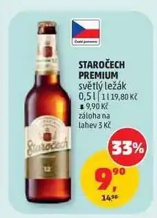 Penny Market Staročech Premium světlý ležák 0,5 l nabídka
