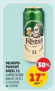Penny Market Velkopopovický Kozel 11 nabídka