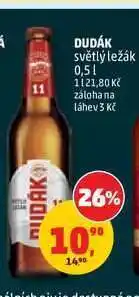 Penny Market DUDÁK světlý ležák 0,5 l nabídka