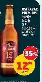 Penny Market Ostravar Premium světlý ležák 0.5 l nabídka