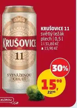 Penny Market KRUŠOVICE 11° světlý ležák plech nabídka