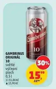 Penny Market Gambrinus Originál 10 nabídka
