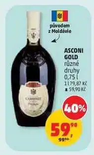 Penny Market ASCONI GOLD různé druhy nabídka