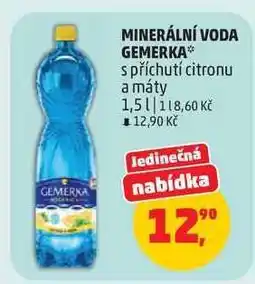 Penny Market MINERÁLNÍ VODA GEMERKA nabídka