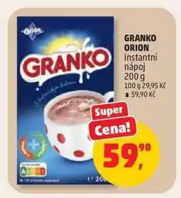 Penny Market GRANKO ORION instantní nápoj nabídka