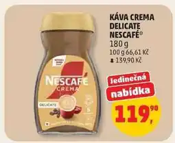 Penny Market KÁVA CREMA DELICATE NESCAFÉ nabídka
