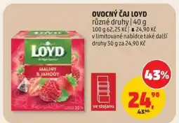 Penny Market OVOCNÝ ČAJ LOYD nabídka