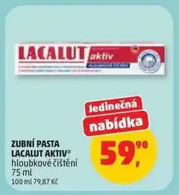 Penny Market ZUBNÍ PASTA LACALUT AKTIV nabídka