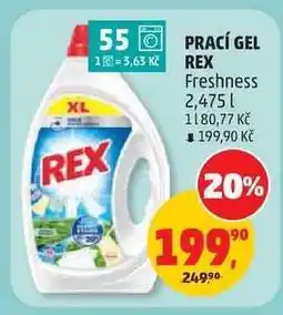 Penny Market PRACÍ GEL REX nabídka