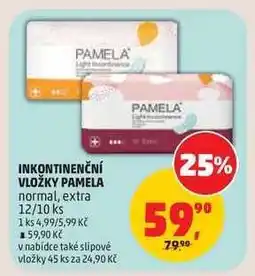 Penny Market INKONTINENČNÍ VLOŽKY PAMELA nabídka