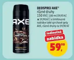 Penny Market DEOSPREJ AXE nabídka