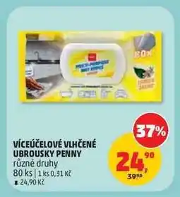 Penny Market Víceúčelové vlhčené ubrousky Penny nabídka