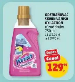 Penny Market ODSTRAŇOVAČ SKVRN VANISH OXI ACTION nabídka