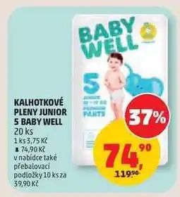 Penny Market KALHOTKOVÉ PLENY JUNIOR 5 BABY WELL nabídka