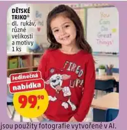 Penny Market Dětské triko nabídka
