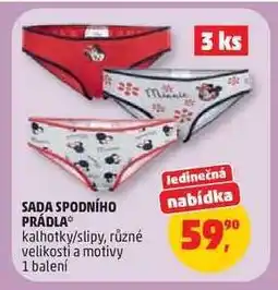 Penny Market Sada spodního prádla nabídka