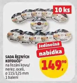 Penny Market Sada řezných kotoučů nabídka